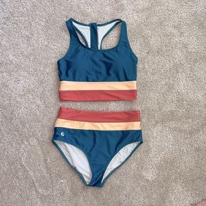 Atlantic color block swim set